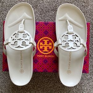 Tory Burch miller clouds ivory size 9